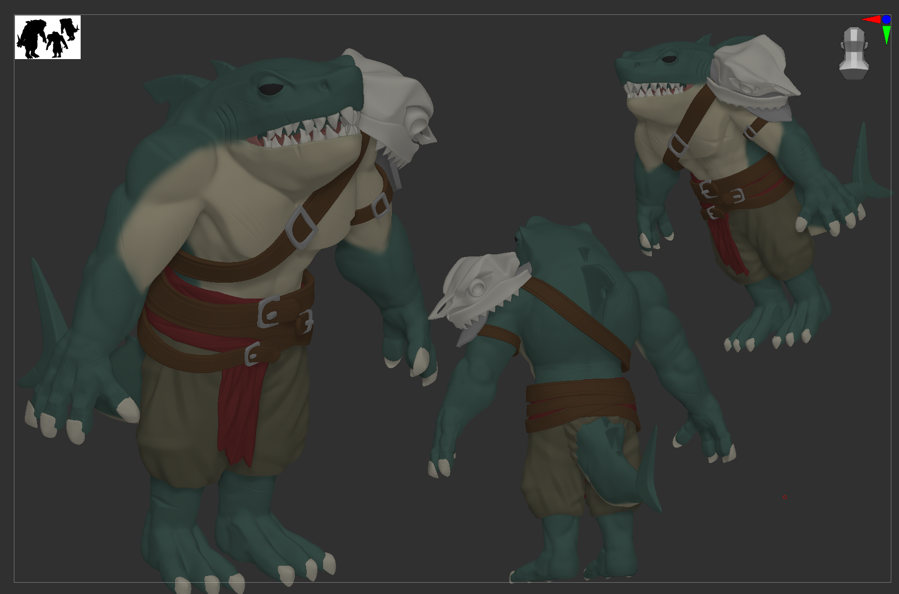 16/05 - belts details (rough colors)